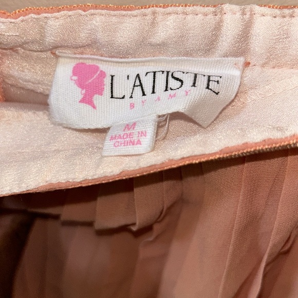 L’ATISTE Color block Maxi Ruffle Skirt(Size Medium) - Picture 3 of 4